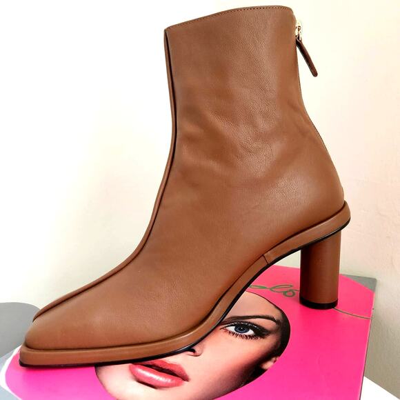 NEW REIKE NEN Front Piping Ankle Brown Boots Leather US Size 9.5 EU 40 - Picture 8 of 14